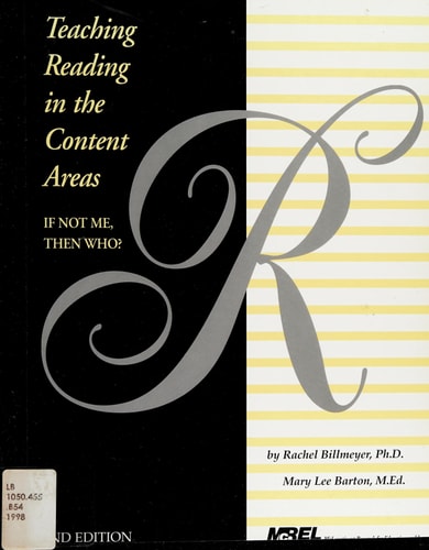 Teaching Reading in the Content Areas: If Not Me, Then Who? 2nd Edition