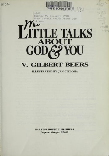 More Little Talks About God and You