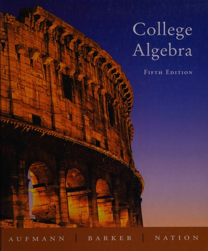 College Algebra, Fifth Edition