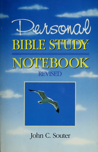 Personal Bible Study Notebook