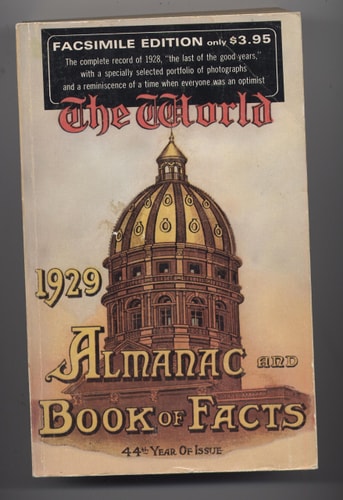 The 1929 world almanac and book of facts