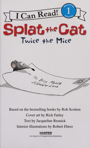 Splat the Cat: Twice the Mice