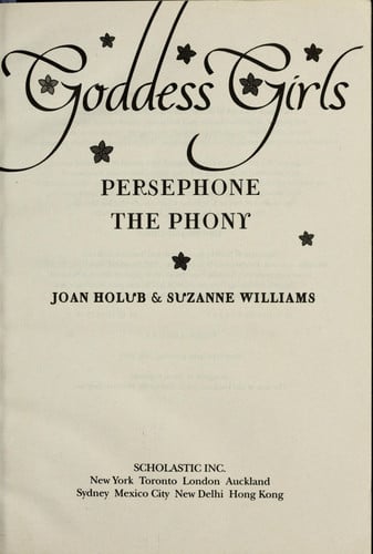 Persephone the Phony (Goddess Girls #2 )