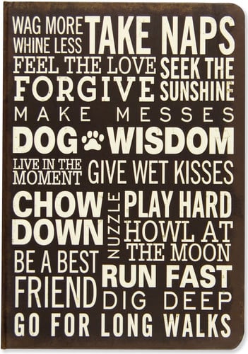 Dog Wisdom Journal -- Subway Art (Diary, Notebook)