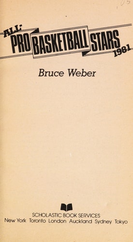 All-Pro Basketball Stars 1981 by Bruce Weber (1981-01-01)