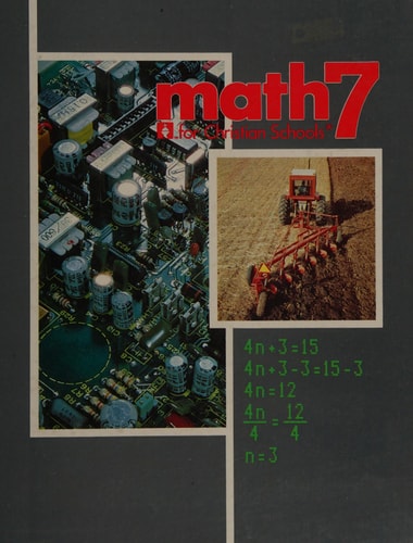 Math 7 For Christian Schools