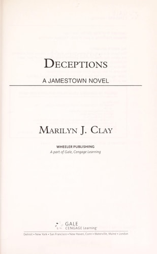Deceptions: A Jamestown Novel (Wheeler Hardcover)