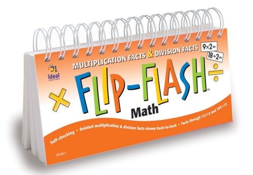 Flip-Flash(tm) Math, Multiplication and Division Facts Horizontal