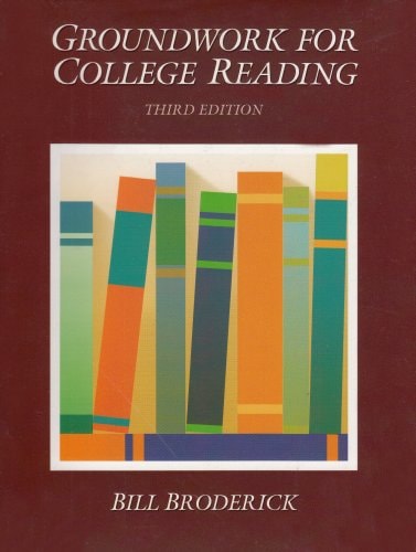 Groundwork for College Reading