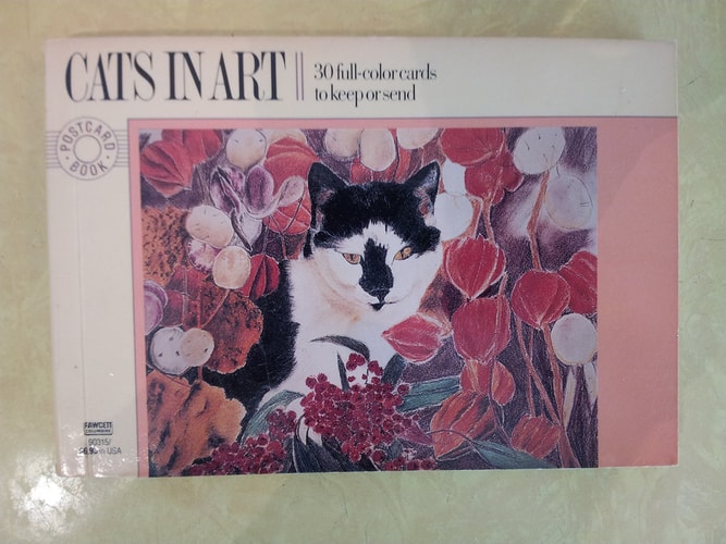 Cats in Art/Post Card Book