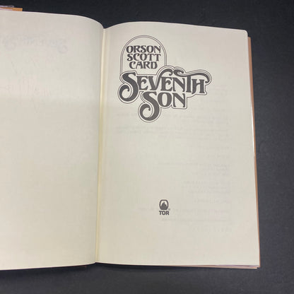 Seventh Son - Orson Scott Card - First Edition - Signed - 1987