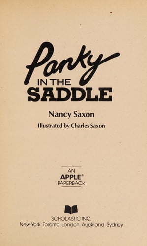Panky in the Saddle