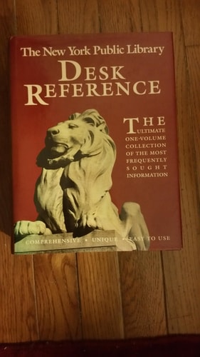 The New York Public Library Desk Reference