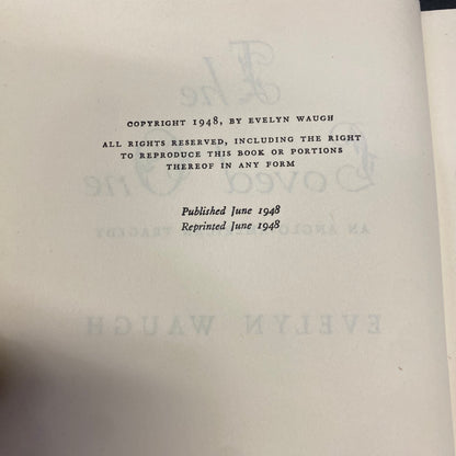 The Loved One - Evelyn Waugh - 2nd Print - 1948