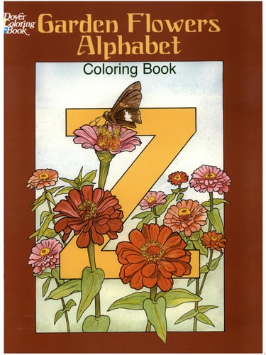 Garden Flowers Alphabet Coloring Book (Dover Alphabet Coloring Books)