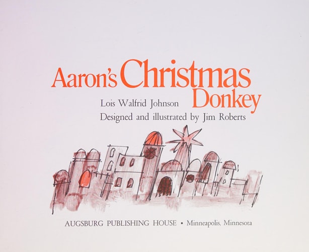 Aaron's Christmas donkey