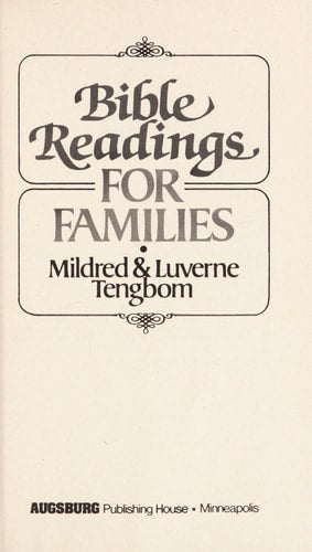 Bible Readings for Families