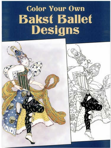 Color Your Own Bakst Ballet Designs (Dover Art Coloring Book)