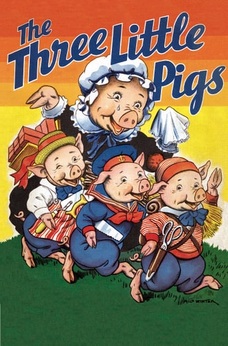 The Three Little Pigs - Shape Book