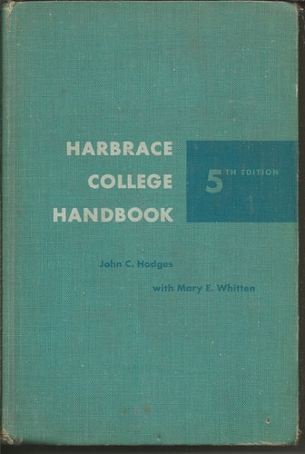 Harbrace College Handbook (Hodges Harbrace Handbook)