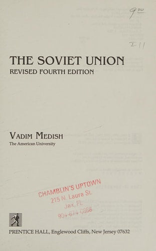 Soviet Union, The (Revised Edition) (4th Edition)