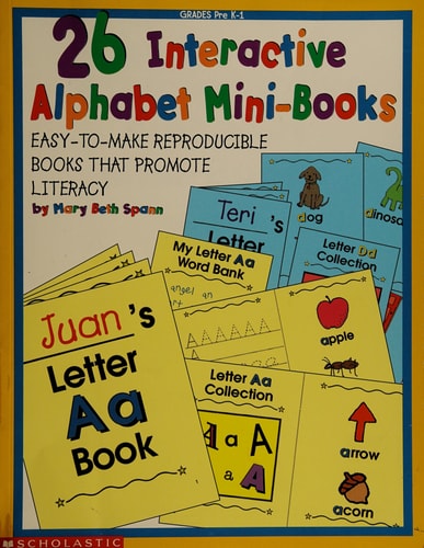 26 Interactive Alphabet Mini-Books (Grades PreK-1)