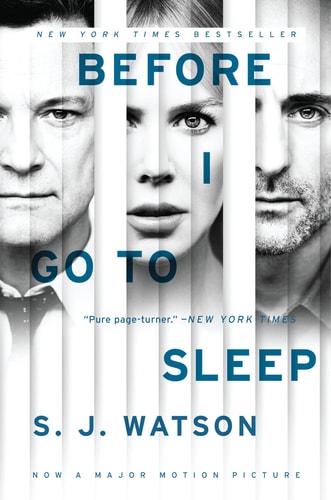 Before I Go to Sleep tie-in: A Novel