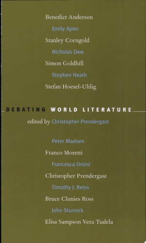 Debating World Literature