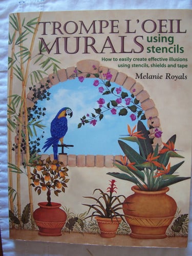 Trompe L'Oeil Murals Using Stencils