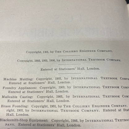 I. C. S. Reference Library - International Textbook Company - 1906