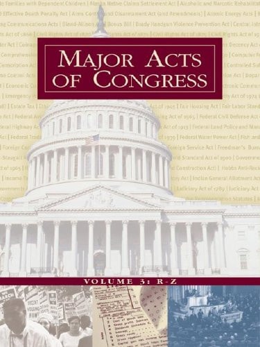 Major Acts of Congress: 002