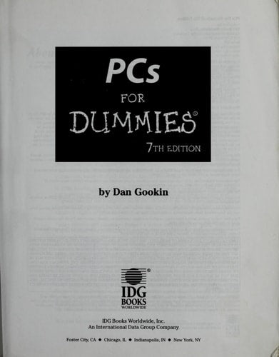 PCs For Dummies (Pcs for Dummies, 7th ed)