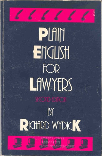 Plain English for Lawyers