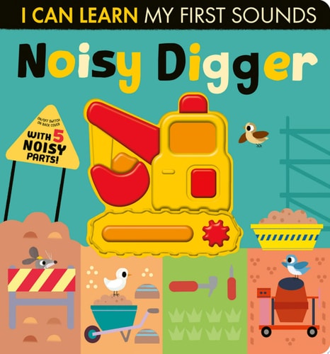Noisy Digger With 5 Noisy Parts and an On/Off Switch on the Back Cover!