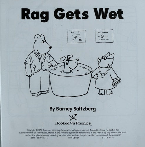 Rag Gets Wet (Hooked on Phonics, Book 10)