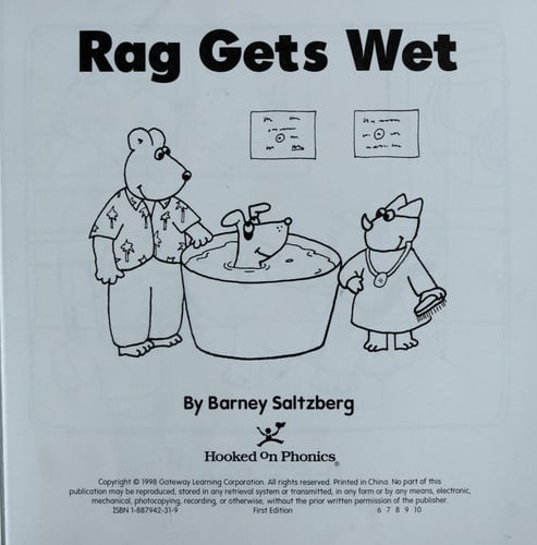 Rag Gets Wet (Hooked on Phonics, Book 10)
