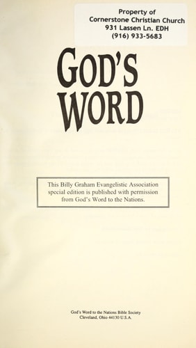 GODS WORD , THE NEWTESTAMENT