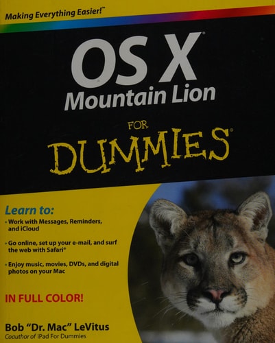 OS X Mountain Lion For Dummies
