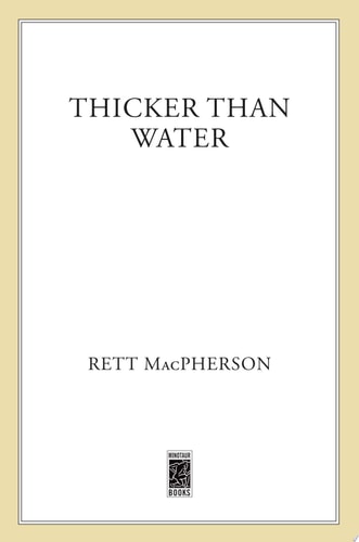 Thicker Than Water (Torie O'Shea Mysteries, No. 8)