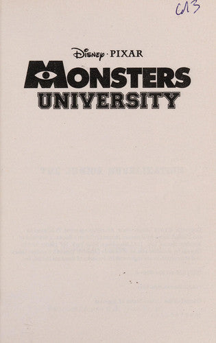 Monsters University The Junior Novelization