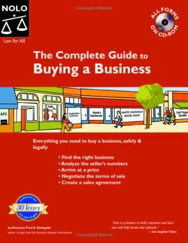 The Complete Guide to Buying a Business (Book with CD-Rom)