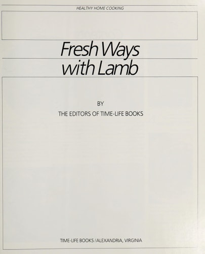 Fresh Ways With Lamb (Healthy Home Cooking)