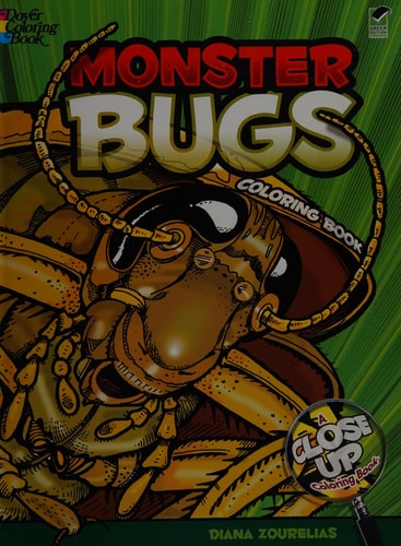 Monster Bugs: A Close-Up Coloring Book (Dover Animal Coloring Books)