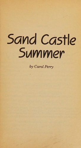 Sand Castle Summer