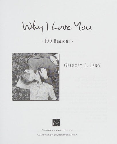 Why I Love You