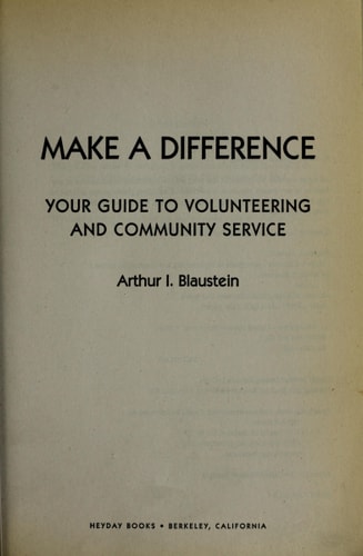 Make a Difference: Your Guide to Volunteering and Community Service