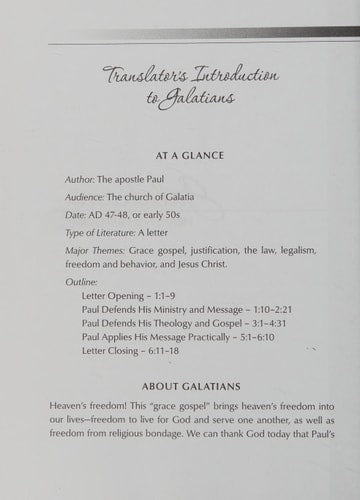 Letters from Heaven by the Apostle Paul: Galatians, Ephesians, Phillippians, Colossians, I & II Timothy (The Passion Translation)