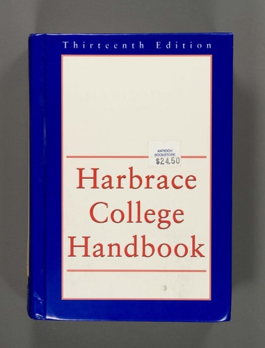 Harbrace College Handbook: With 1998 Mla Style Manual Updates (HODGES HARBRACE HANDBOOK)