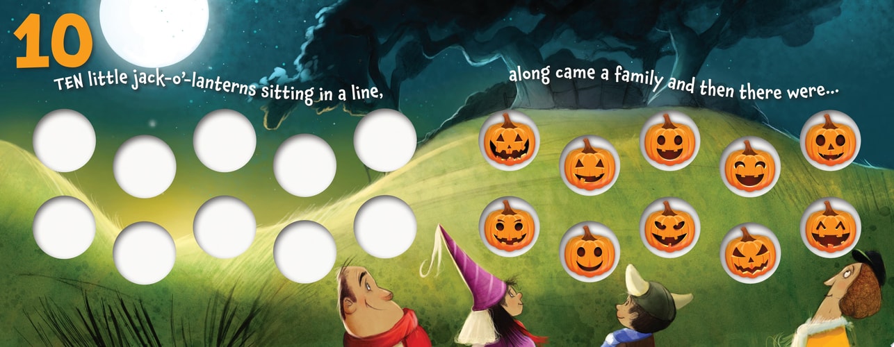 Ten Little Jack O Lanterns: A Magical Counting Storybook (1) (Magical Counting Storybooks)