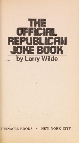 The Official Democrat/Republican Joke Book
